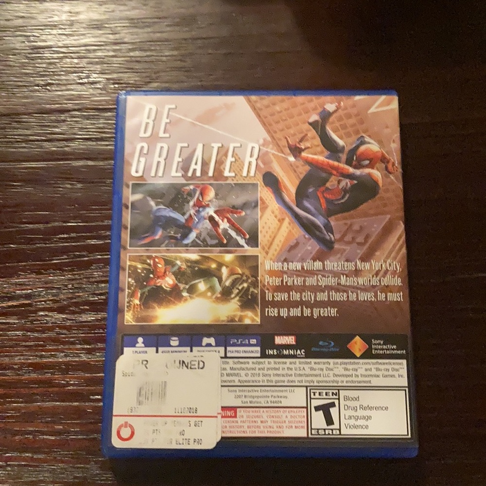 Spiderman PS4 game - Picture 2 of 2
